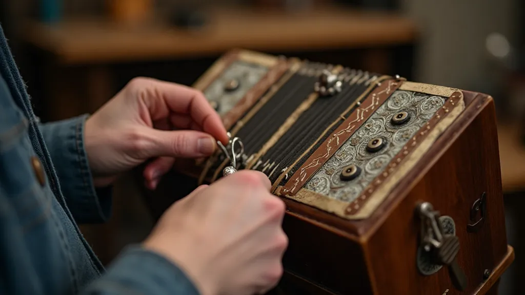 Accordion restoration detail