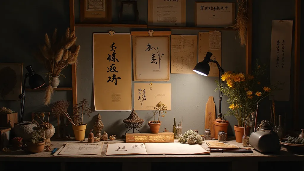 Calligraphy workspace